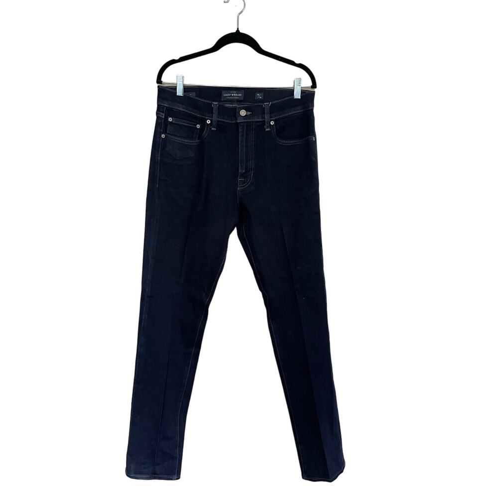 Lucky Brand 410 Athletic Slim Dark Wash Denim Midrise Jeans Men’s Size 32x34